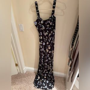 Nicolas the label Nina Black Danbury Floral Dress, worn once, perfect condition